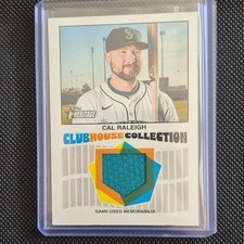 Topps 2025 Heritage High Number Cal Raleigh Clubhouse Relics CCR-CR Mariners