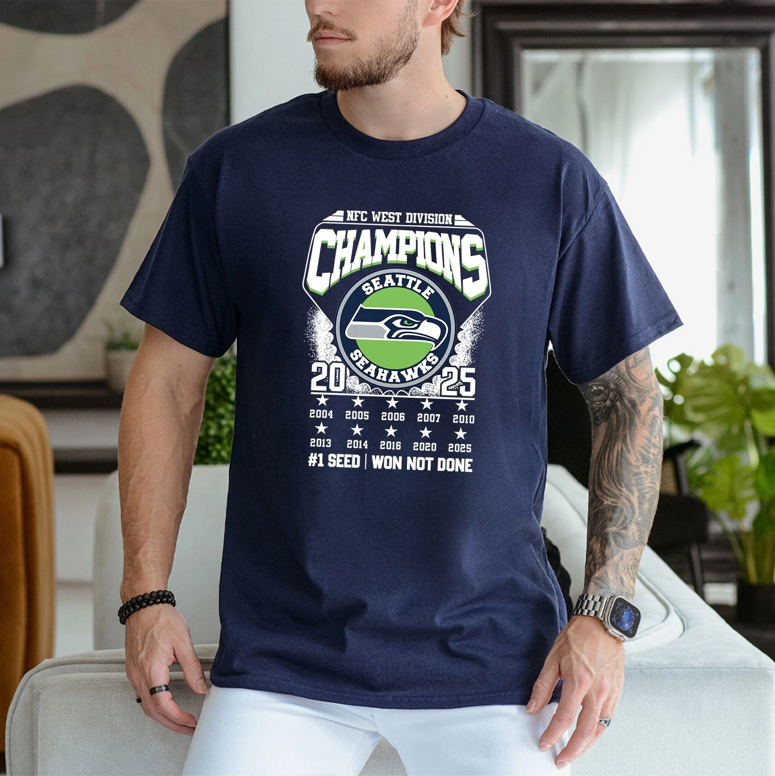 Seahawk.s NFC West Division Champions 2025 TShirt