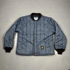 Vintage Men’s RefrigiWear Blue Insulated Jacket Made in USA Size XL
