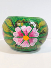 Talavera clay hand painted planter / Flower p...