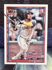 2026 Topps Series 1 1990 Insert Jose Ramirez #T90-69 Cleveland Guardians