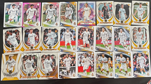 24 Card Lot Real Madrid Topps Chrome Panini Prizm Jude Mbappe Endrick RC