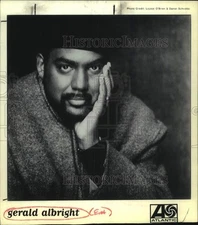 1996 Press Photo Entertainer Gerald Albright, Musician, Saxophonist - sap09494