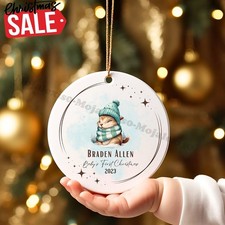 Babys First Christmas Ornament , First Christmas Ornament Personalized, Custo...