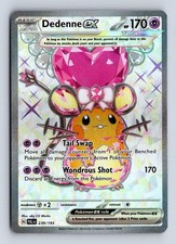 Dedenne ex 239/193 Ultra Rare Paldea Evolved Pokemon NM/M on eBay