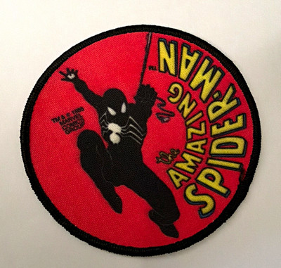 Marvel Comics Group Amazing Spider-Man Aufnäher/Patch rund zum Aufnähen rot