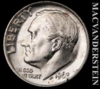 1963 Silver Roosevelt Dime - Choice Gem Brilliant Unc  Lustrous  #L3324