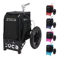Zuca Compact Cart with Black Bag - Disc Golf Cart