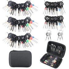 Terminal Removal Tool Kit, 82 Pcs Terminal Removal Extractor Set, Depinning P...