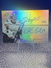 Charlie Lindgren 2024-25 SPx Hockey Auto Superscript Autograph 