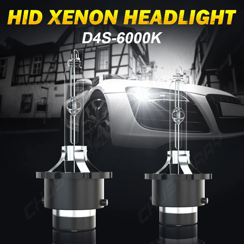 Juego de 2 bombillas de xenón D4S 6000k 84920CA000 HID para faros Subaru blancas Foto 4 de 4