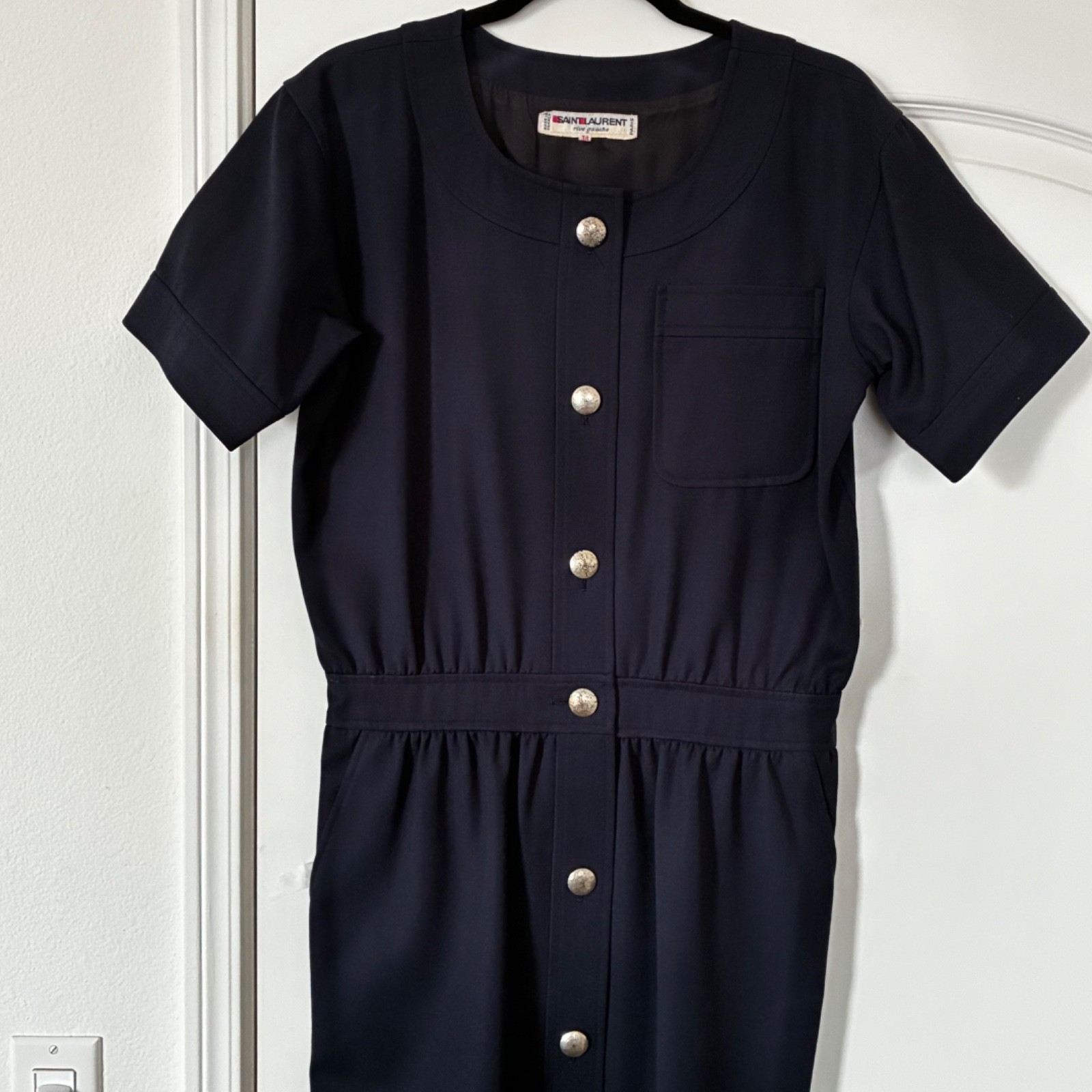 Abito Yves Saint Laurent Navy FR 38 US 6