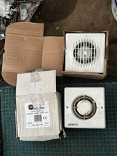 2× Bathroom Extractor Fans 100 mm – Manrose Standard + Airfit Chrome Timer Fan