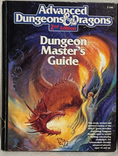AD&D 2nd Edition Dungeon Master's Guide 1st printing 1989 TSR Hardcover Good