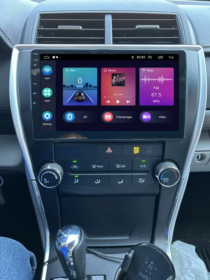 For 2015 2016 2017 Toyota Camry Radio GPS Stereo Apple CarPlay & Android Auto Foto 2 de 4