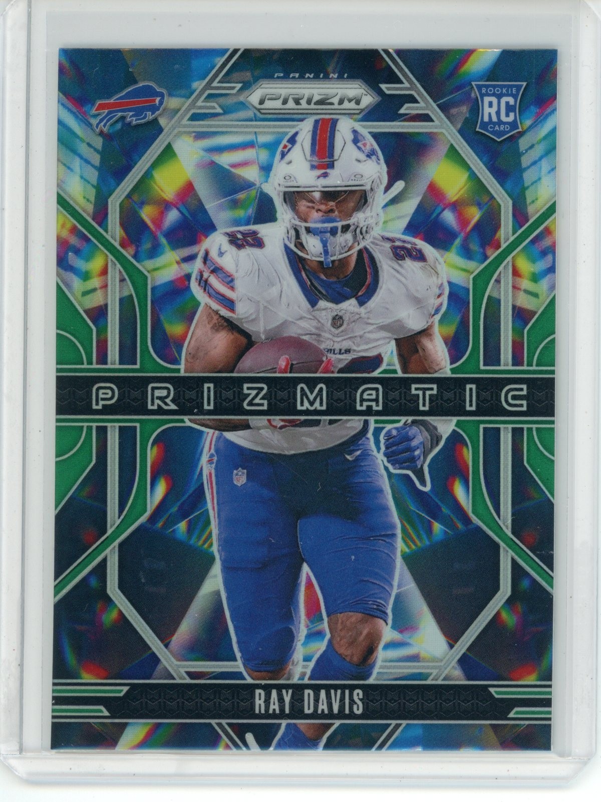 2024 Panini Prizm - Prizmatic Ray Davis #18 Silver Prizm Bills