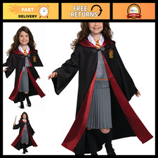 Deluxe Hermione Granger Girls Costume - Harry Potter Wizarding World, Kids 10-12