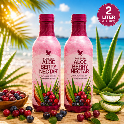 2x Forever Aloe Berry Nectar 90.7% Forever Living