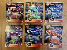 Pixar Cars Light Up Set 6 Lightning McQueen, Mater, Sally, DJ, Snot Rod, Wingo