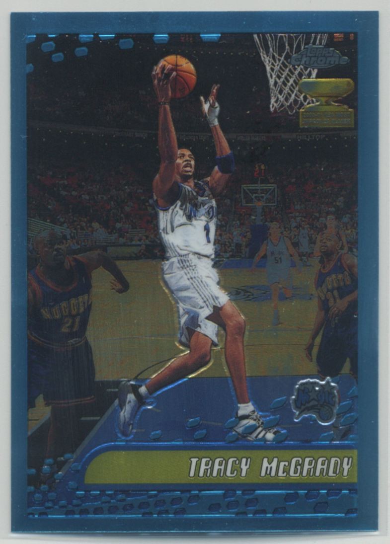 Tracy McGrady 2001-02 Topps Chrome Basketball Card #20 Orlando Magic
