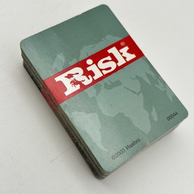 Risk Deck of 44 Risk Cards and 28 Mission Cards 2003 Replacement Pieces ...