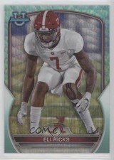 2022 Bowman U Chrome Aqua Wave Refractor 274/299 Eli Ricks #28 17w0