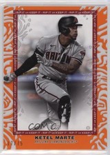 2022 Topps Rip Orange Ripped 17/75 Ketel Marte #66 4z8