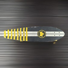 Maple Skateboards Longboard Cruiser Yellow Wheels Bravo Sports Surf Style Deck