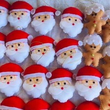 Soft Christmas Tree Decoration Stocking Stuffer Handmade X mas Tree Ornaments