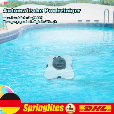 Kabellos Robotik Poolreiniger Pool Smart Parking LED-Anzeige Pool Cleaner