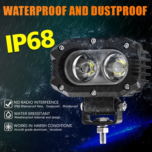 4inch 6000LM LED Work Pods Light Bar Spot Truck Offroad 4WD Driving Fog Light - Picture 3 of 9