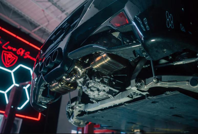 Valvetronic Designs Titanium Valved Catback Exhaust For 10-15 Ferrari 458 Italia