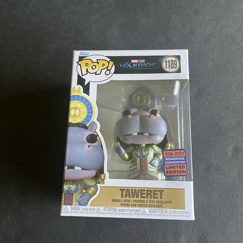 Funko Pop Marvel MOON KNIGHT TAWERET #1189 2023 Wondrous Convention Exclusive