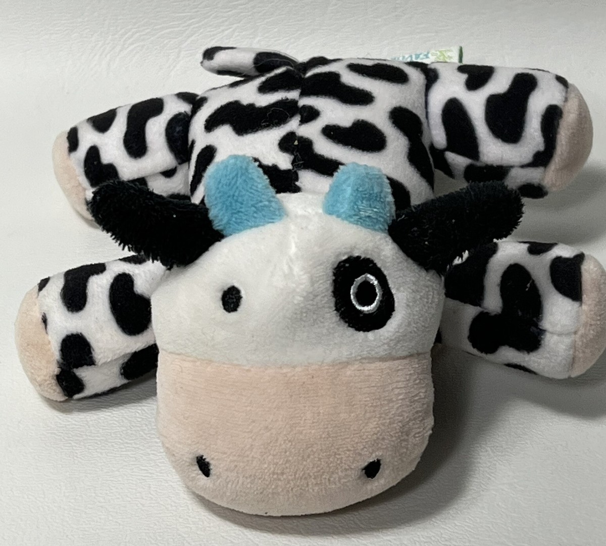 Le BeBe Favorite Black & White Calf Stuffed Animal Plush Pacifier