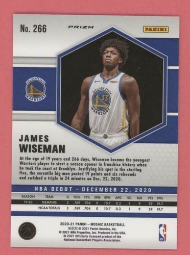 送料無料】 【希少】NBA James Wiseman 赤ウェーブパラレル その他