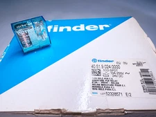 40.51.9.024.0000 Type 40.51 Finder PCB Power Relay 24VDC SPDT 10A 250VAC 5-Pin