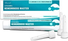 Hemorrhoid Treatment Ointment, Lidocaine Anal Fissure Anesthetic Cream, 1.6 Oz