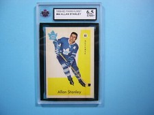 1959/60 PARKHURST NHL HOCKEY CARD #44 ALLAN STANLEY KSA 6.5 EXNM+ SHARP!! PARKIE