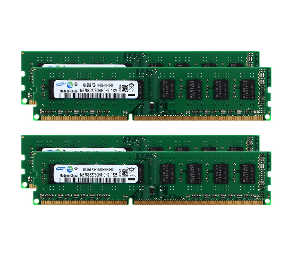 10X 4GB Samsung Kits 4GB 2Rx8 PC3-10600 DDR3 1333Mhz RAM Memory Desktop DIMM LOT - Image 2 of 4