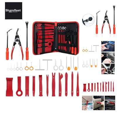 car disassembly tools, 27 pieces, trim wedges, trim tools, interior trim remo...