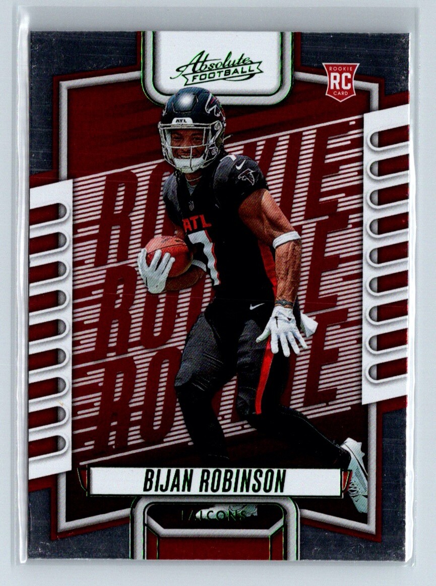 2023 Panini Absolute Green Bijan Robinson #106 Rookie Card RC