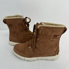 NWOB Sorel Kinetic Boot Breakthru Conquest Waterproof Womens Sz. 7.5 Velvet Tan