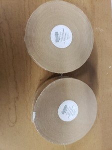 2 ROLLS WATER ACTIVATED KRAFT TAPE PACKING TAPE 2.76 IN X 450 FT