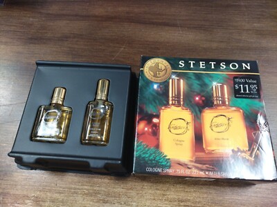 Stetson Cologne Spray After Shave Travel Size Duo