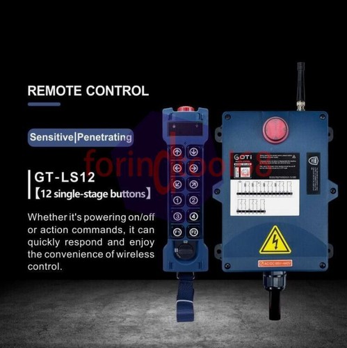 GOTi GT-LS12 Gru di sollevamento senza fili industriale 12 chiavi telecomando AC/DC - Foto 1 di 10