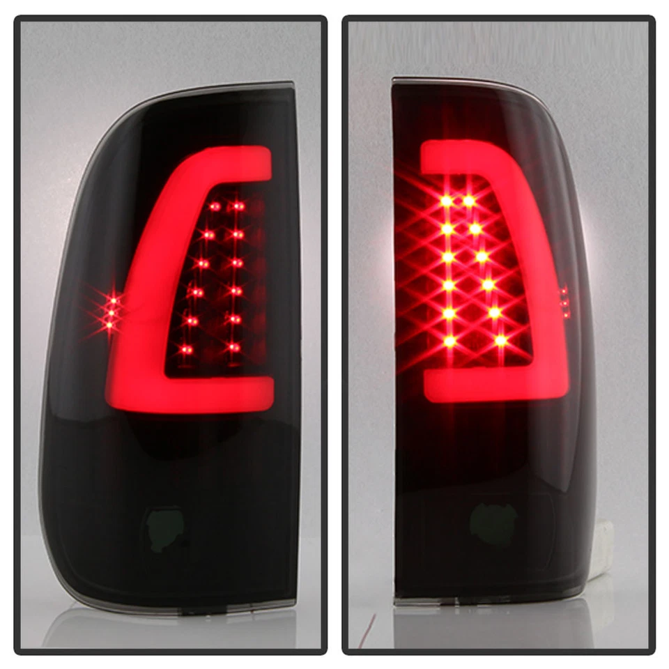 Lâmpadas de freio de tubo de LED preto fumaça 1997-2003 Ford F150 99-07 F250 F350 - Imagem 4 de 4