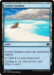Lonely Sandbar x4 - Duel Decks: Merfolk vs Goblins - NM-Mint, English - Duel Dec