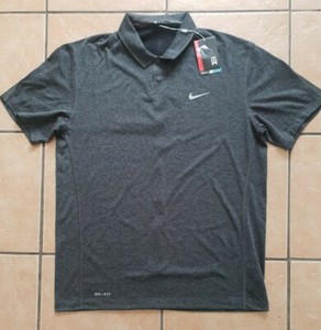 nike tiger woods collarless golf shirts