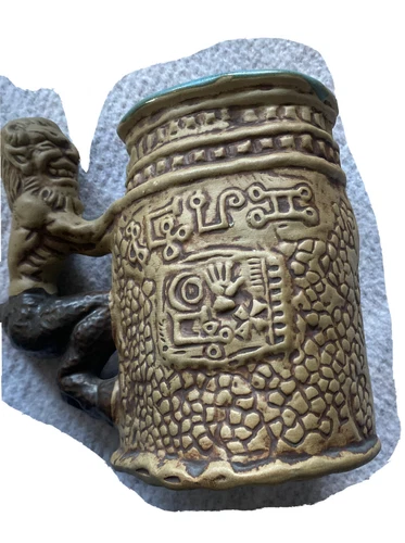 Rare 1971 Jim Rumph SATYR and FRIEND 6" Surprise Mug with naked lady in bottom