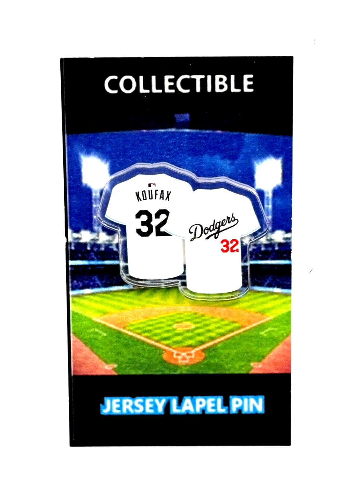 Los Angeles Dodgers Sandy Koufax jersey lapel pin-Collectable